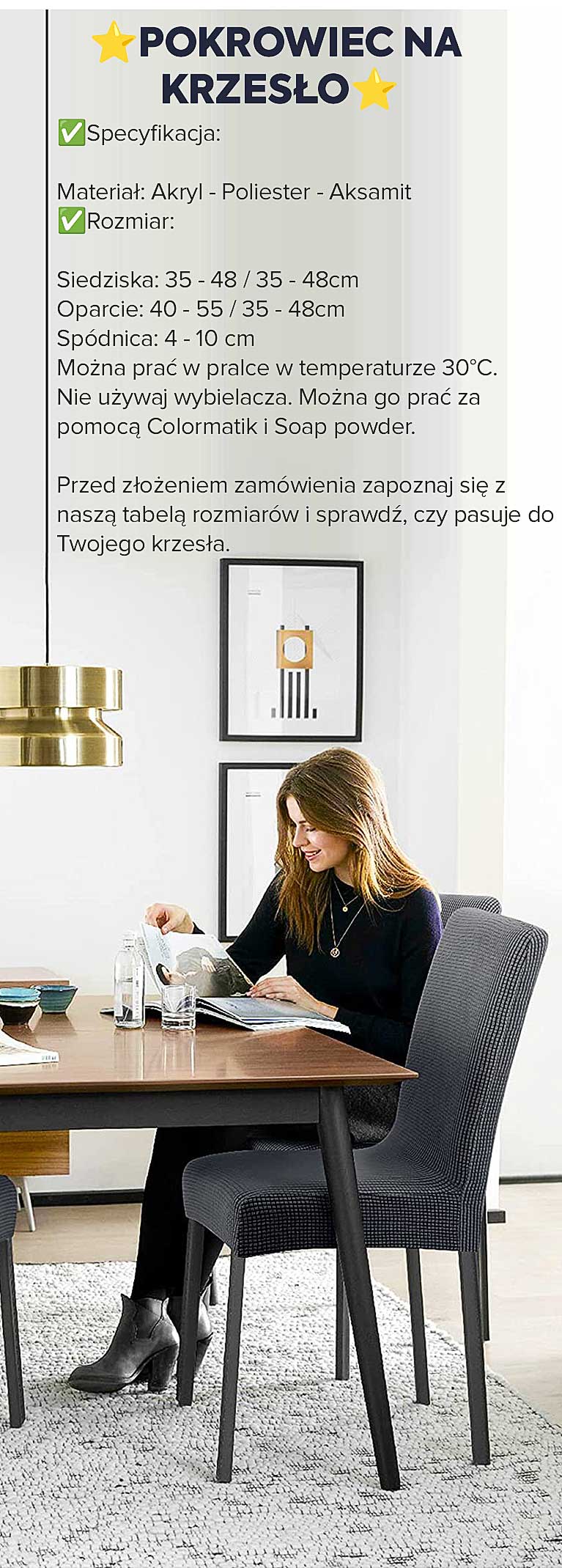 Welurowe Pokrowce na Krzesla